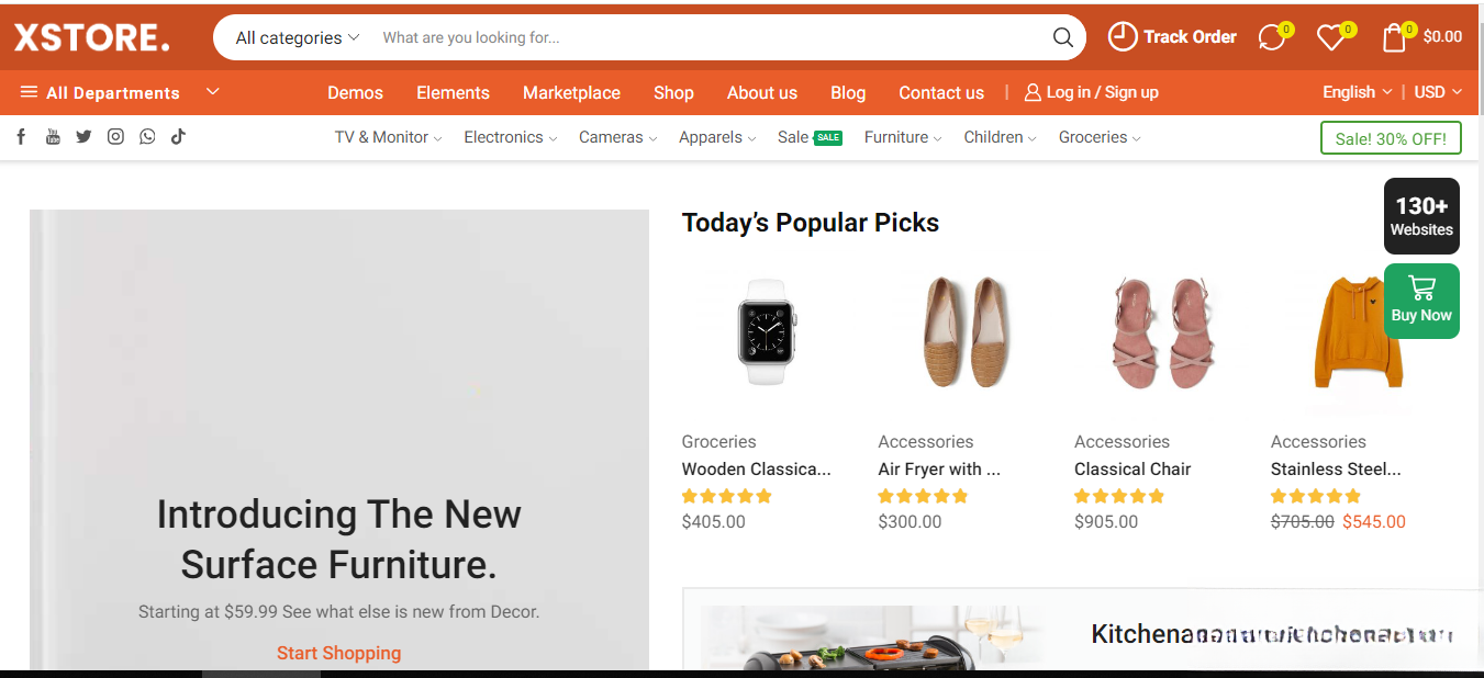 WordPress主题–Xstore v9.5.1 Woocommerce主题 破解版下载-源码网